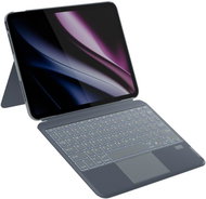 Epico backlit keyboard with case for iPad Pro 11" (M4/M5) - DE/grey - Tablet Case