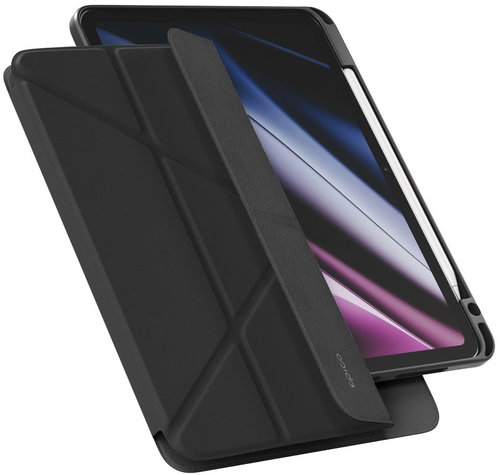 Epico TechGrain Spin 2in1 Flip Case for iPad 10.9" (A14)/11" (A16) - Black - Tablet cover - Main image