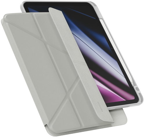 Epico TechGrain Spin 2in1 Flip Case for iPad 10.9" (A14)/11" (A16) - Grey - Tablet cover - Main image