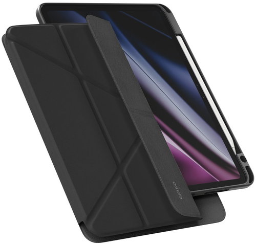 Epico TechGrain Spin 2in1 Flip Case for iPad Pro 12.9" (3rd–6th gen)/Air 13" (M2–M4) – Black - Tablet cover - Main image