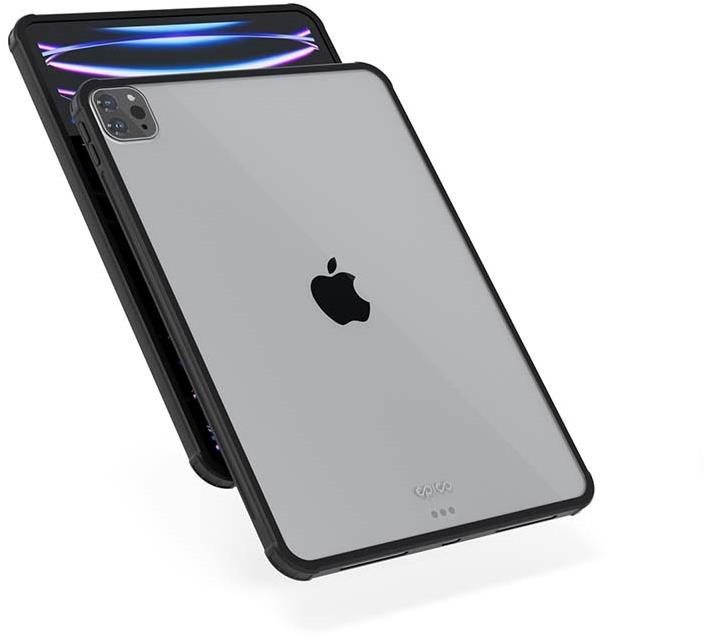 Epico Hero iPad Pro 11"/ iPad Air 10,9" / iPad Air 11" M2 / M3 átlátszó / fekete tok