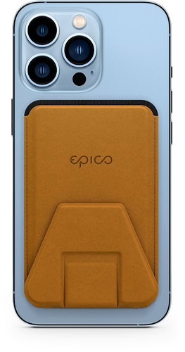 Epico Magnetische Dokumententasche mit Unterstützung für MagSafe Befestigung - braun - MagSafe Wallet - Hauptbild