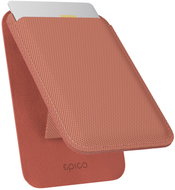 Epico SolidWoven Mag+ Wallet se stojánkem, siensky hnědá -  MagSafe Wallet