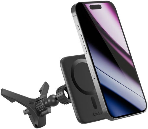 Epico Qi2 Mag+ bezdrátová autonabíječka - černá - Držák na mobil - Hlavní obrázek