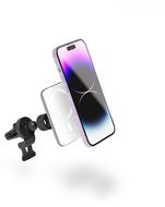 Epico Qi2 Mag+ bezdrátová autonabíječka - stříbrná/bílá - MagSafe Car Mount