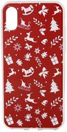 Epico RED XMAS for iPhone X - Phone Cover