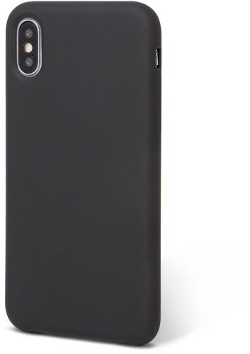 EPICO Silicone for iPhone X Black - Phone Cover - Main image