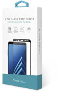 Ochranné sklo Epico Glass 2.5D na Samsung Galaxy A50 – čierne - Ochranné sklo