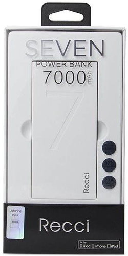 Epico RECCI 7000mAh White - Power Bank - Main image