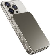 Powerbanka Epico UltraPack Qi2 Slim 5000mAh hliníková Mag+ bezdrátová powerbanka EM51 - titanová - Powerbanka