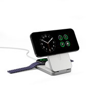 Epico UltraBase 4in1 8000mAh Fold powerbank & wireless charging stand EF50 - white - Power Bank