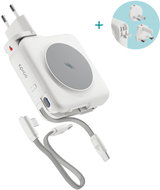 Epico UltraPack 3in1 10 000mAh Mag+ travel power bank and ET50 AC adapter - white - Power Bank