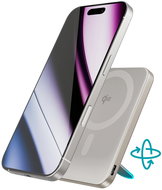 Epico UltraPack Qi2 Stand 5000mAh aluminium Mag+ wireless powerbank EM52 - titanium - Power Bank