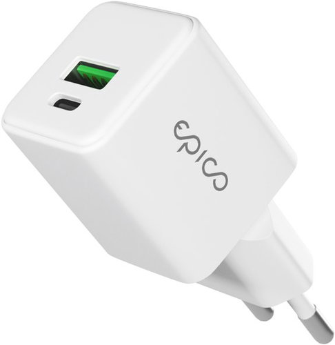 Epico UltraBoost EA10 20W GaN Wall Charger - fehér - Töltő adapter - Fő fotó