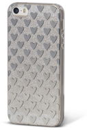 Epico Silver Hearts für iPhone 5 / 5S / SE - Schutzabdeckung