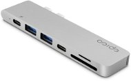 Epico USB Type-C HUB PRO – silver - Replikátor portov