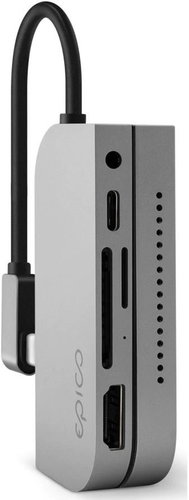 Epico Type-C HUB PAD (for Apple iPad Pro) - Silver - Docking Station - Main image
