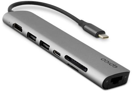 Epico Type-C Hub Multimedia 3 - Space Grey - Docking Station - Main image