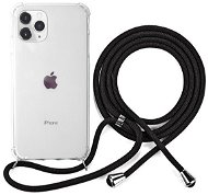 Epico Nake String Case iPhone 11 Pro Max – biela transparentná/čierna - Kryt na mobil