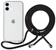Epico Nake String Case iPhone 12 mini fehér átlátszó / fekete tok - Telefon tok
