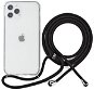 Epico Nake String Case iPhone 12 Pro Max - weiß transparent / schwarz - Handyhülle