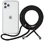 Epico Nake String Case iPhone 12/12 Pro biela transparentná/čierna - Kryt na mobil