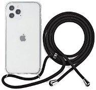 Epico Nake String Case iPhone 12/12 Pro fehér átlátszó / fekete tok - Telefon tok