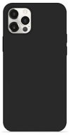 Epico iPhone 12 Pro Max fekete szilikon MagSafe tok - Telefon tok
