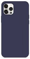 Epico iPhone 12/12 Pro kék szilikon MagSafe tok - Telefon tok