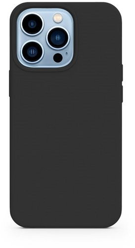 Epico Silicone iPhone 13 Pro Cover (MagSafe compatible) - Black - Phone Cover - Main image