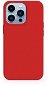 Handyhülle Epico Silikonhülle für iPhone 13 Pro mit Unterstützung für MagSafe Befestigung - rot - Kryt na mobil