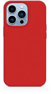Telefon tok Epico iPhone 13 Pro piros szilikon MagSafe tok - Kryt na mobil