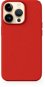 Epico silicone cover for iPhone 14 Max with MagSafe attachment support - dark red - Phone Cover