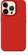 Epico silicone cover for iPhone 14 Pro with MagSafe attachment support - dark red - Phone Cover