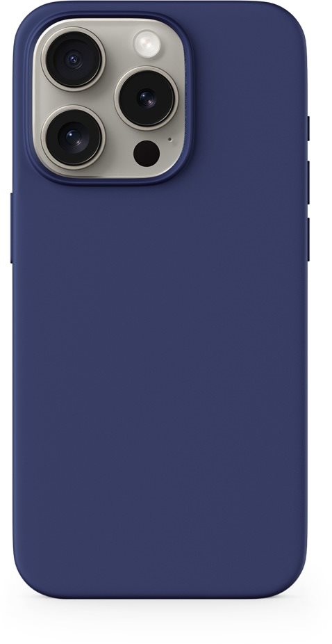 Epico Mag+ szilikon tok iPhone 15 Pro Max-hez, MagSafe támogatással – kék