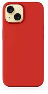 Epico Mag+ silikonový kryt pro iPhone 15 s podporou MagSafe - tmavě červený - Phone Cover