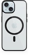 Epico Mag+ Hero Cover für iPhone 15 mit MagSafe Unterstützung - Transparent Schwarz - Handyhülle