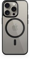Telefon tok Epico Mag+ Hero iPhone 15 Pro MagSafe átlátszó fekete tok - Kryt na mobil