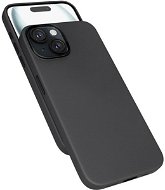 Epico Mag+ iPhone 15 fekete bőr tok - Telefon tok