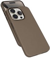 Epico Mag+ kožený kryt iPhone 15 Pro - pískový - Phone Cover