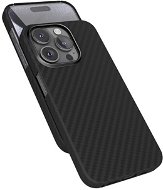 Epico Mag+ Carbon iPhone 15 Pro fekete MagSafe tok - Telefon tok