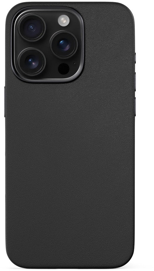 Epico Mag+ iPhone 16 Pro fekete bőr tok