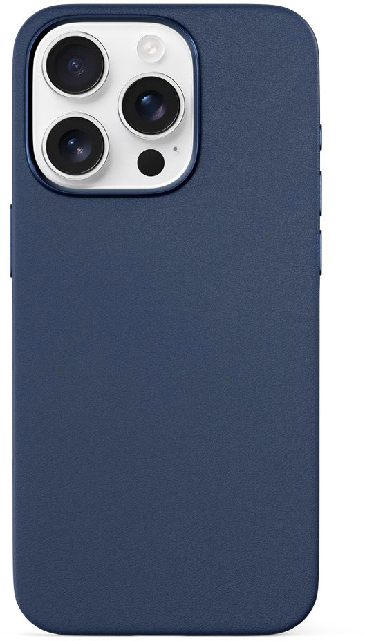 Epico Mag+ iPhone 16 Pro Max kék bőr tok