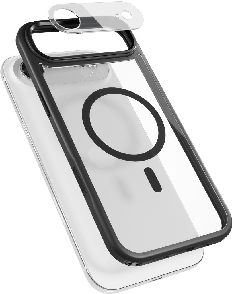 Epico Mag+ Hero iPhone Air fekete átlátszó tok