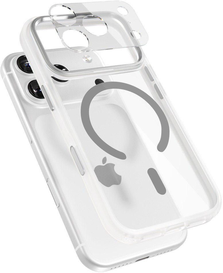 Epico Mag+ Hero Pro iPhone 17 Pro Max matt átlátszó tok