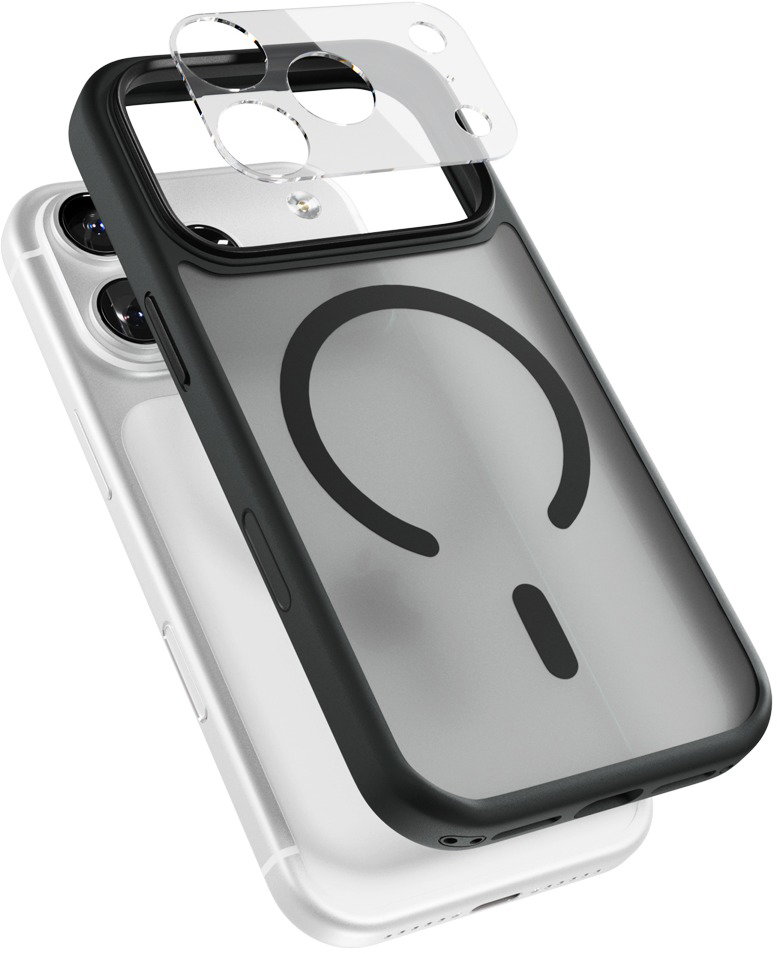 Epico Mag+ HeroMatte iPhone 17 Pro Max fekete tok
