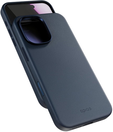 Epico Mag+ Lederhülle für iPhone 17 - blau - Handyhülle - Hauptbild