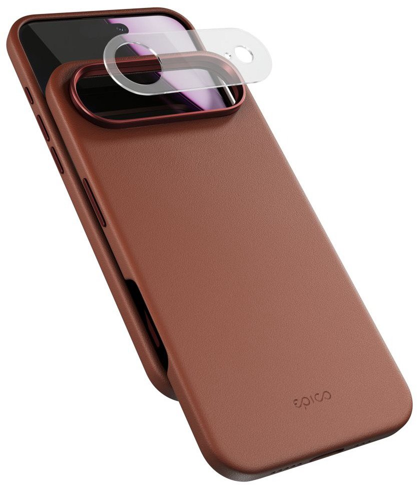 Epico Mag+ iPhone Air barna bőrtok