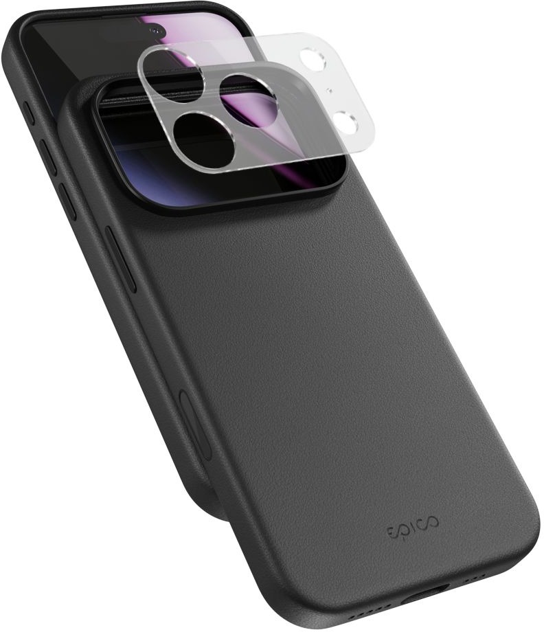 Epico Mag+ iPhone 17 Pro fekete bőrtok