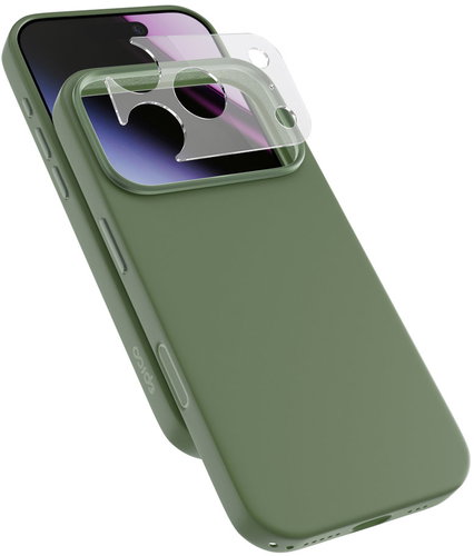 Epico Silicone Pro Mag+ Case iPhone 17 Pro Max/18 Pro Max Qi2 & MagSafe kompatibel - Khaki - Handyhülle - Hauptbild